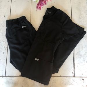Grey’s Anatomy Scrub Set in Black Small